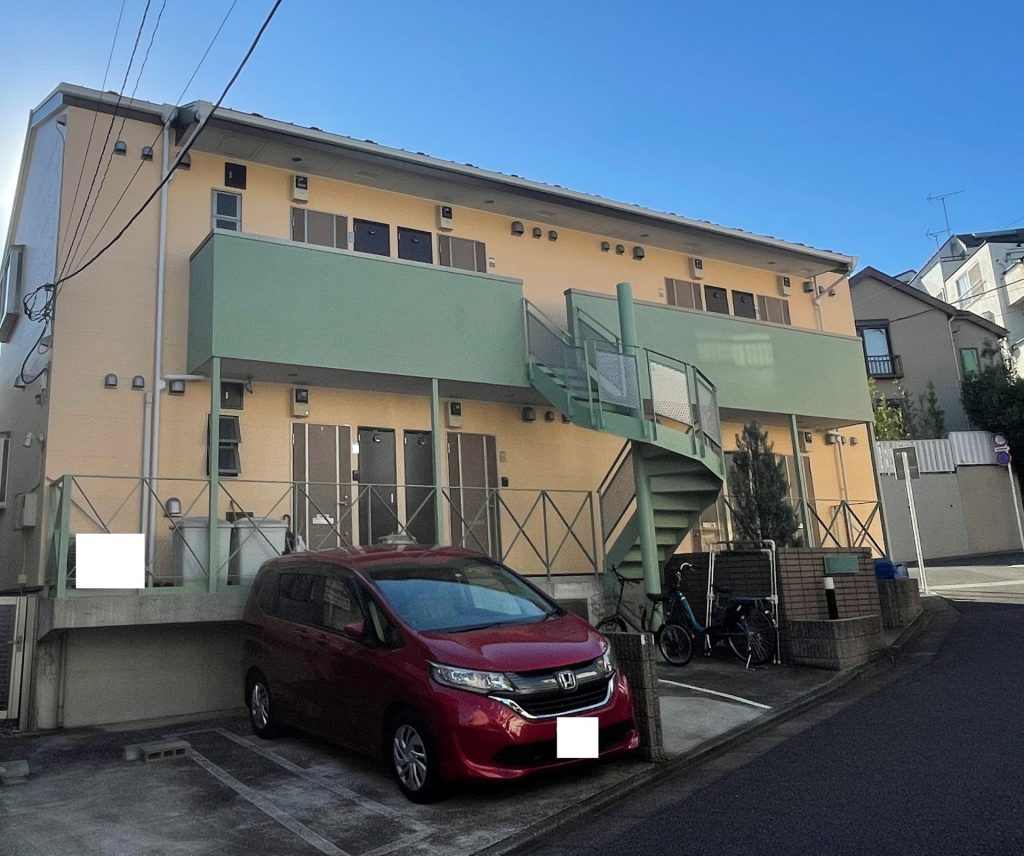 大田区Mﾏﾝｼｮﾝ屋根・外壁塗装工事