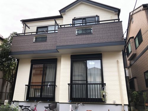 大田区H様邸　外壁・屋根塗装工事完了しました。の画像