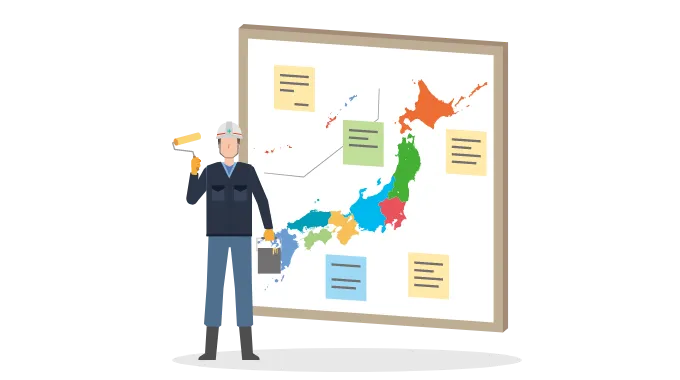 加盟店ネットワークイメージ
