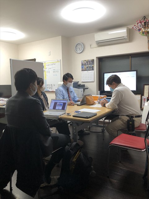アステックペイントとの打ち合わせの画像