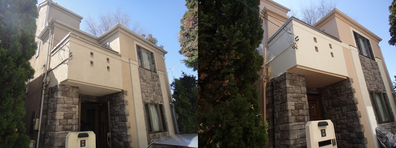 大田区Ｉ様邸　外壁・屋根塗装工事の画像