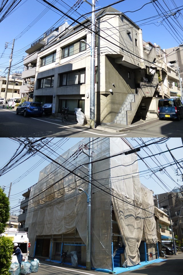 新宿区フォレスト2 外壁塗装工事の画像